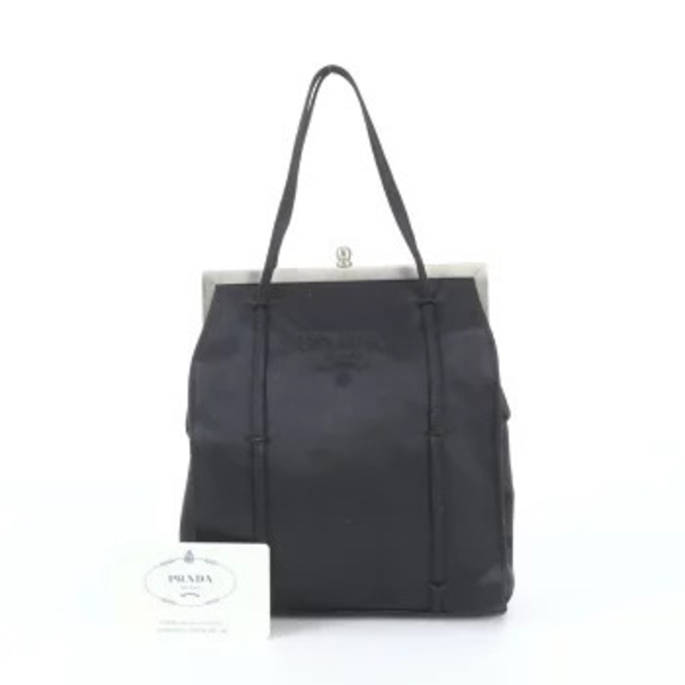 Prada Vitello Daino Shopping Leather Tote Bag Black